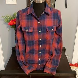 Red and blue flannel